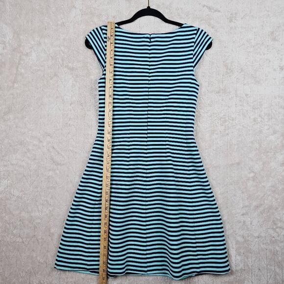 Lilly Pulitzer Briella Dress Small Striped Blue Preppy Nautical Classic Retro - Picture 6 of 7